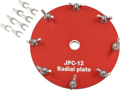 Grounding Grid Plate Compatible for PAC-12 JPC-12 Antenna - Aluminum 110g with 2.4mm Terminal Hole in Saudi Arabia