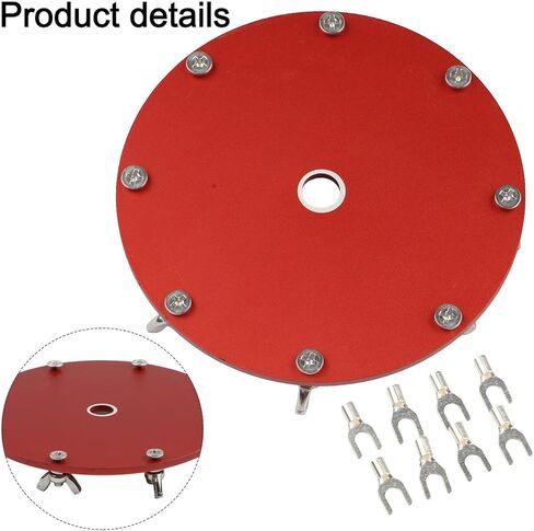Grounding Grid Plate Compatible for PAC-12 JPC-12 Antenna - Aluminum 110g with 2.4mm Terminal Hole in Saudi Arabia