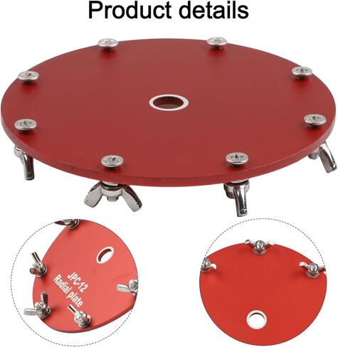 Grounding Grid Plate Compatible for PAC-12 JPC-12 Antenna - Aluminum 110g with 2.4mm Terminal Hole in Saudi Arabia