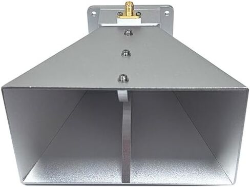 1600-12000MHz Wideband Horn Antenna, 15dBi High Gain Dual Polarized with N-Female Connector, IP65 Waterproof for Radar/Satellite/EMC Testing (Aluminum Alloy, Mounting Bracket Included) in Saudi Arabia