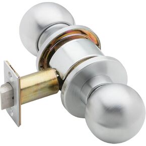 Schlage D10S ORB 626 Series D Grade 1 Cylindrical Lock, Passage Function, Keyless, Orbit Design, Satin Chrome Finish in Kuwait