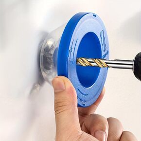 قطعة واحدة من وعاء مثقاب بلاستيكي مقاوم للغبار يعالج بشكل فعال مشكلة الغبار أثناء الحفر. (أزرق) in Kuwait
