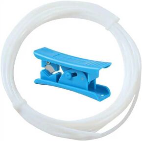 5M (16.4ft) PTFE Teflon Tube for 1.75mm Filament : 2.5mm ID×4mm OD Bowden Tube, for Bambulab AMS X1/ X1C/ P1P/ P1S/ A1/ A1 Mini, Prusa MMU3/ Direct Drive Extruder, with Tubing Cutter. in Kuwait