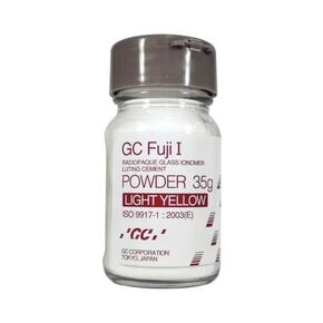 GC 002635 Fuji I Luting Dental Cement Light Yellow Powder 000134 in Kuwait