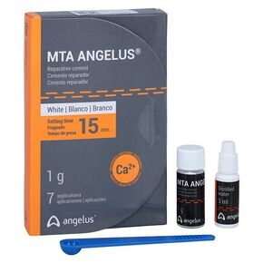 Angelus 822 MTA White Reparative Dental Cement 1gm Vial 3mL Distilled Water in Kuwait