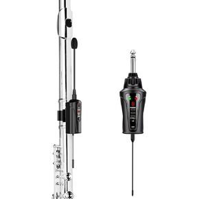 UHF Wireless Flute Microphone System, Wireless Tie-on Microphone for Flute, Suitable for Live Performances, PA Systems, Audio Mixers, and Speakers - DT-5 in Kuwait