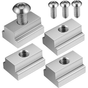 4 قطعة من الفولاذ المقاوم للصدأ لملحقات السرير، مشابك تثبيت السكك الحديدية لسرير الشاحنة، ملحقات الفتحة in Kuwait