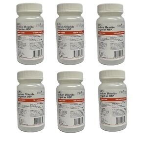 Sterile Saline, 600ml (6 Pack of 100 ml) in Kuwait