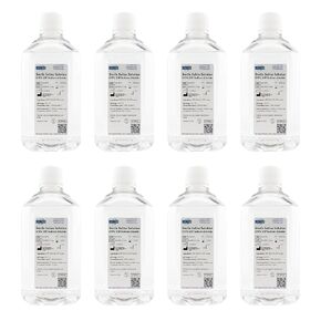 0.9% Normal Saline Solution – Sterile USP Sodium Chloride - Made in USA - 1000mL (1 Liter) - 4 Pack (4000mL Total) in Kuwait