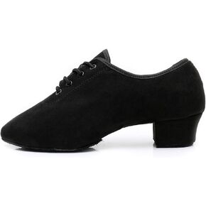TINRYMX Boys/Men lace-up Dance Shoes Kids Ballroom Dance Practice Shoes Low Heel for Latin Tango Salsa Dance Performence Training in Kuwait