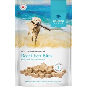 Caledon Farms Freeze Dried Beef Liver Bites Dog Treats, 150 Grams/5.3OZ in Kuwait