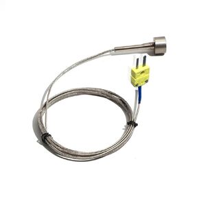 Strong Magnetic Adsorption Thermocouple Temperature Sensor 0-450 Degree K Type Plug with Stainless Steel Shielded Wire(2m) in Kuwait