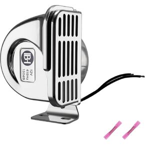 Marine Boat Horn Low Tone Marine Horn for Boats 12V 125dB Loud Waterproof Car Horns with Stainless Steel Base Bracket for Motorcycle Sailboats Yacht Truck（single low tone） in Kuwait