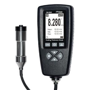 Coating Thickness Gauge CM-208Z – 0–3000µm (0–120 mils), 0.001mil Resolution, External Probe, Fe/NFe Auto Detection, 2000 Data Storage, USB PC Software, Industrial Paint Thickness Meter in Kuwait