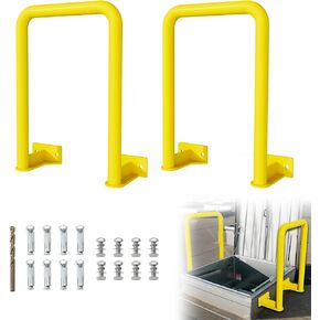 Safety Extension Handle for Roof Access Hatch Door, Rugged, Ensures Secure Grip, Keeps People Safe, with Mounting Screws, 2 Pcs in Kuwait