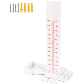Concrete Crack Monitor Gauge - 110mm Displacement & Horizontal Movement Measuring Tool for Wall Deformation Monitoring (2PCS) in Kuwait