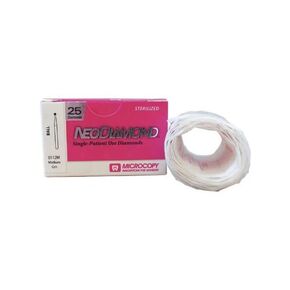 MIC-0710CS Neo Diamonds Flat End Cylinder Ss Cone, FG, Shape, (Pack of 25) in Saudi Arabia