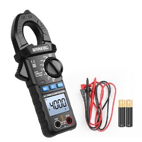 Digital Amp Clamp Meter 6000 Counts Multimeter Tester with 35mm Jaws for AC/DC Current and Voltage Meter, Resistance, Diode Capacitance, Continuity, Frequency, Thermocouple, NCV, Auto-Ranging in Saudi Arabia