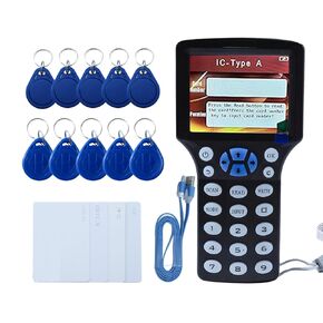 RFID Reader Writer RFID Copier Multi-Frequency RFID Card Reader Smart Card Decoder with Free Software and USB for Access Control Home Security in Kuwait