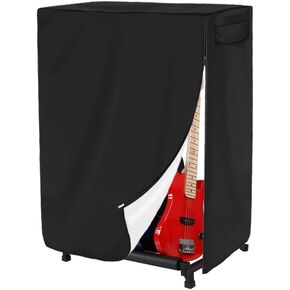 Guitar Stand Cover Multi Guitar Dust Cover Acoustic Guitar Stand Storage Cover with Zipper and Handle for Home Studio Stage (Cover Only) (47" Lx19 Wx43 H) in Kuwait