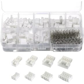 PH 2/3/4/5 Pin 2.0mm Pitch Connector Kit,JST 2.0mm Male & Female Housing with Terminals,for Plug-in Wire-to-Wire Connection, DIY Electronics, Drone, LED, RC Models in Kuwait