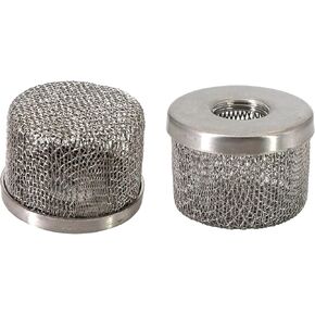 (2pcs) 181073 181-073 Inlet Strainer Screen Filters with 1/2" NPT Thread Stainless Steel for Airless Paint Sprayer 455 495 St Ultra 500 Ultra Max 695 Suction Hose Double Screen in Kuwait