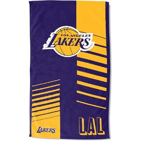 Northwest NBA Los Angeles Lakers Oversized Microfiber Beach Towel, 40 x 72 Inches – Quick Dry, Sand Resistant, Lightweight, Highly Absorbent, Riser Design in Kuwait
