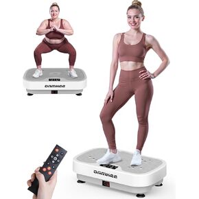 آلة تمرين اللوحة الاهتزازية، منصة اهتزاز للتصريف اللمفاوي، 120 سرعة، لوحة اهتزاز مطورة لفقدان الوزن، معدات تمرين الجسم بالكامل، مثالية للياقة البدنية المنزلية in Kuwait