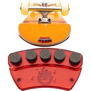 Skateboard Spark Plate - Cool Skateboard Accessories with Cool Spark Effect, Quick-Installation Fit All Skateboard Decks, Deck Tail Protector, Ideal Gift for Skateboard Lovers & Beginners (For 14+) in Saudi Arabia