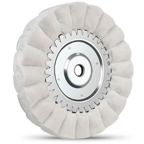 عجلة تلميع مجرى الهواء الدقيقة على شكل حرف S مقاس 8 بوصات مع محور أربور خالٍ من الشفة مقاس 5/8 بوصة، وعجلات تلميع لمطحنة الزوايا، وعجلات تلميع لإنهاء المرآة على إطارات عجلات الشاحنات المصنوعة من الفولاذ المقاوم للصدأ المصنوعة من الألومنيوم in Kuwait