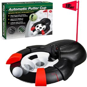 كأس الإرجاع التلقائي لكرة الجولف، مساعد التدريب في الأماكن المغلقة/الخارجية، آلة وضع كأس الجولف، مناسبة للتدريب في المنزل، الفناء، المكتب، الحفلات in Kuwait