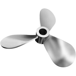 Stainless steel stirring paddle lab mixer impeller 304 Stainless Steel Three-Blade Impeller Stirring Blade OD60-200mm(OD100mm-hole12mm) in Kuwait