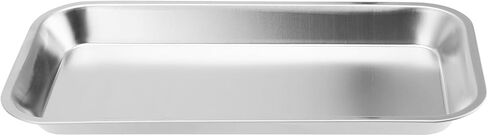 20 Pack Stainless Steel Surgical Tray, 8.8 x 4.6 x 0.8 Inch Small Metal Tray, Lab Tattoo Instrument Tools Trays for Bathroom Daily Supplies Organizer, Silver in Saudi Arabia