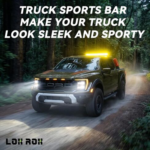 Sport Roll Bar متوافق مع Ford Maverick 2022 2023 2024 2025 | التثبيت السريع لا حفر مطلوب | جبل الضوء | (شبكة سوداء) in Kuwait