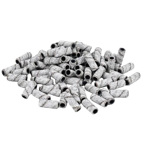 50 Pieces Sanding Bands Electric Nail Polishers Manicure Tool Grinding Heads Abrasion Resistant Material Suitable for Nail Salon Spa Pers, Style D in Kuwait