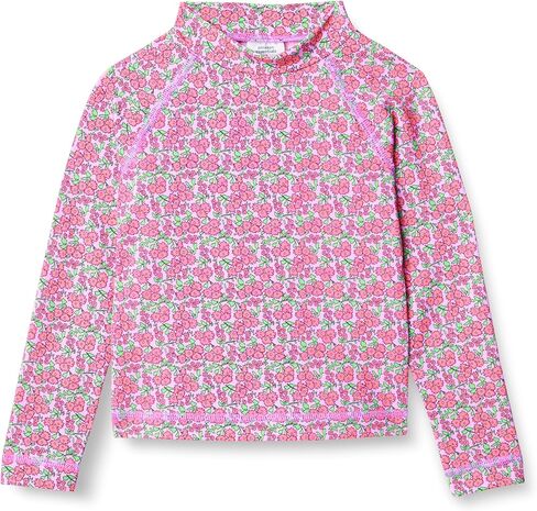Amazon Essentials Girls and Toddlers' Long Sleeve Slim Fit Rashguard Swim T-Shirt in Saudi Arabia