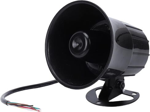 مكبر صوت بيوينر مدمج PA ميجافون، 120 ديسيبل صفارة إنذار عالية الحجم مع تشغيل MP3، صوت واضح للرافعة الشوكية والشاحنات والسيارات ونظام تحذير مركبات الطوارئ in Saudi Arabia