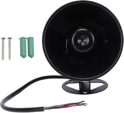 Megaphone, 120dB Loud Clear Sound Portable Bullhorn PA Speaker with MP3 Playback ABS Material for Sporting Safety Drills Emergency Vehicles Marine Industrial Applications in Kuwait