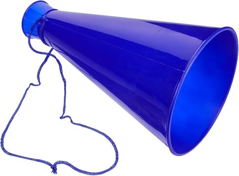 Cheer Megaphone, Plastic Blue Megaphone Noise Maker Horn for Sports Cheers, Party Favor Prop for Soccer Matches Sports Games Outdoor Activities Cheerleading in Saudi Arabia