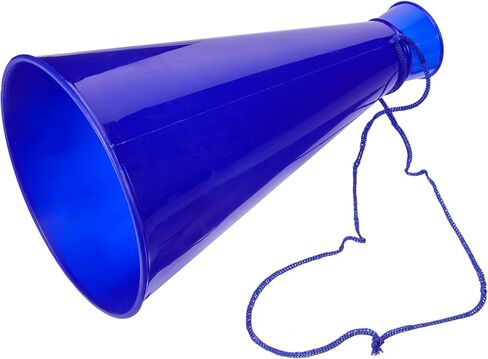 Cheer Megaphone, Plastic Blue Megaphone Noise Maker Horn for Sports Cheers, Party Favor Prop for Soccer Matches Sports Games Outdoor Activities Cheerleading in Saudi Arabia