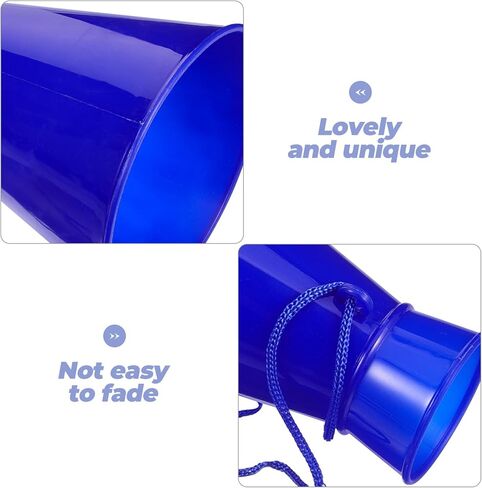 Cheer Megaphone, Plastic Blue Megaphone Noise Maker Horn for Sports Cheers, Party Favor Prop for Soccer Matches Sports Games Outdoor Activities Cheerleading in Saudi Arabia