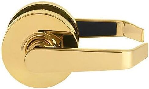 Lawrence Door Handle Cylindrical Lock Passage Function-No Keys for Closets Polished Brass (US3) Finish LH5301L UL Certified ANSI/BHMA Grade 2 Commercial Door Lock for Heavy Duty Use in Kuwait
