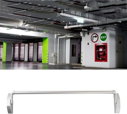 قفل قضيب دفع بنقطة قفل واحدة، قفل جهاز خروج الطوارئ بقضيب دفع الباب، قفل الهروب للأسفل، أجهزة الأبواب والأقفال، التجميع مطلوب، للفنادق والمصانع in Kuwait