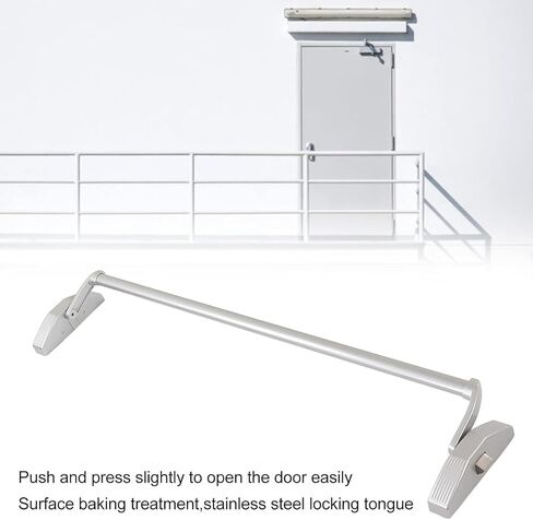 قفل قضيب دفع بنقطة قفل واحدة، قفل جهاز خروج الطوارئ بقضيب دفع الباب، قفل الهروب للأسفل، أجهزة الأبواب والأقفال، التجميع مطلوب، للفنادق والمصانع in Kuwait