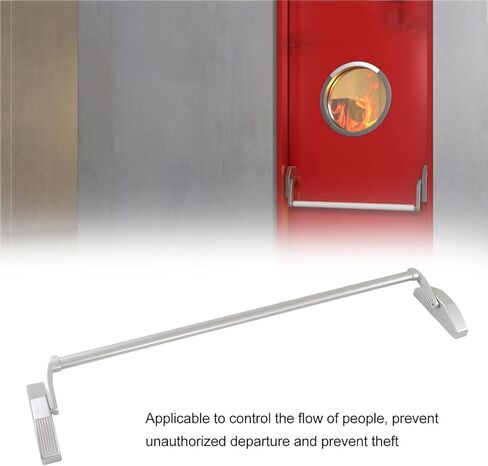 قفل قضيب دفع بنقطة قفل واحدة، قفل جهاز خروج الطوارئ بقضيب دفع الباب، قفل الهروب للأسفل، أجهزة الأبواب والأقفال، التجميع مطلوب، للفنادق والمصانع in Kuwait