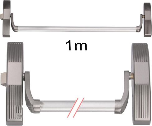 قفل قضيب دفع بنقطة قفل واحدة، قفل جهاز خروج الطوارئ بقضيب دفع الباب، قفل الهروب للأسفل، أجهزة الأبواب والأقفال، التجميع مطلوب، للفنادق والمصانع in Kuwait