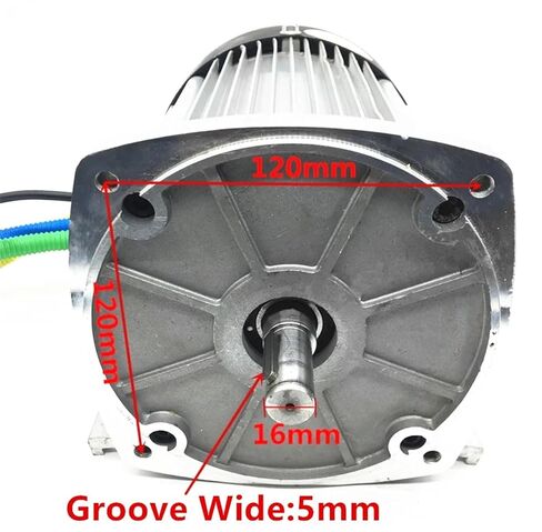 1500W 2200W DC 60V / 72V Brushless High Speed Motor (No Gearbox), BM1424ZXF(1800W,60V) in Saudi Arabia