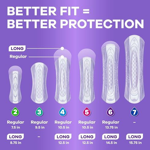 Always Discreet Adult Incontinence Pads for Women, Moderate Absorbency, Regular Length, Postpartum Pads, Up to 100% Bladder Leak Protection, 28 Count in Kuwait