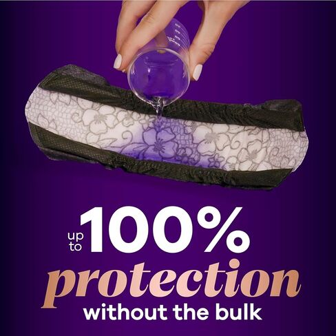 Always Discreet Boutique Adult Incontinence Bladder Leak Pads for Women, Moderate Absorbency, Regular Length, Up to 100% Bladder Leak Protection, 48 Count in Kuwait