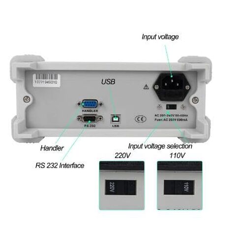 ET4501 LCR Meter Capacitance Meter 10-10KHz (1Hz Step). 5 -Digit Display for L/C/R/Z etc. Wide Range: L (0.001µH - 9999H), C (0.001pF - 99.999mF), R (0.0001Ω - 99.99MΩ). Accuracy 0.1% in Kuwait
